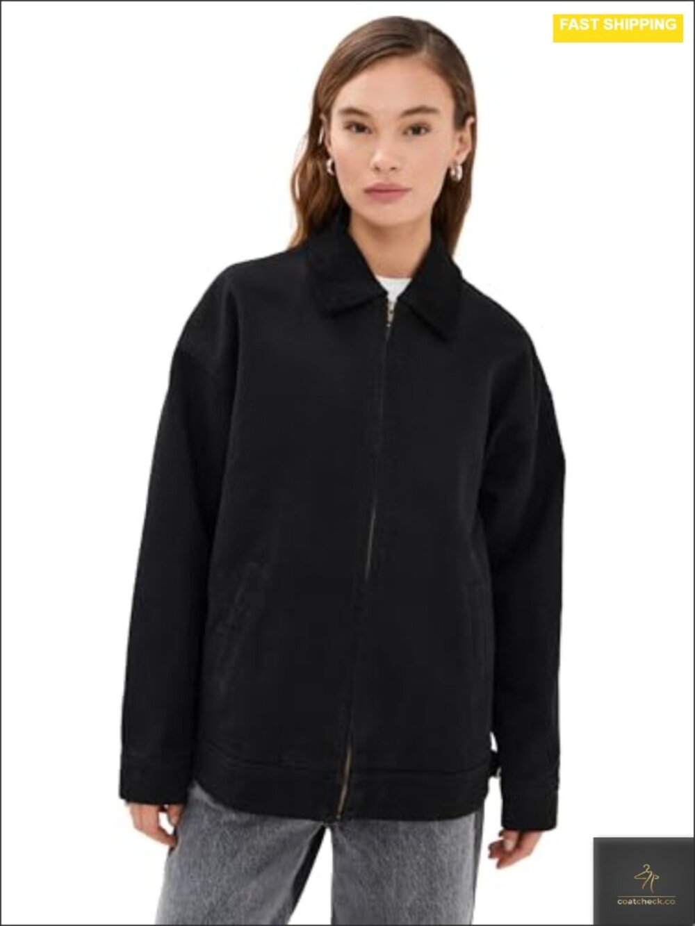Lioness Women's Cotton Canvas Barn Jacket Long Sleeve Medium